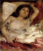 Pierre Renoir Reclining Semi-nude Sweden oil painting artist